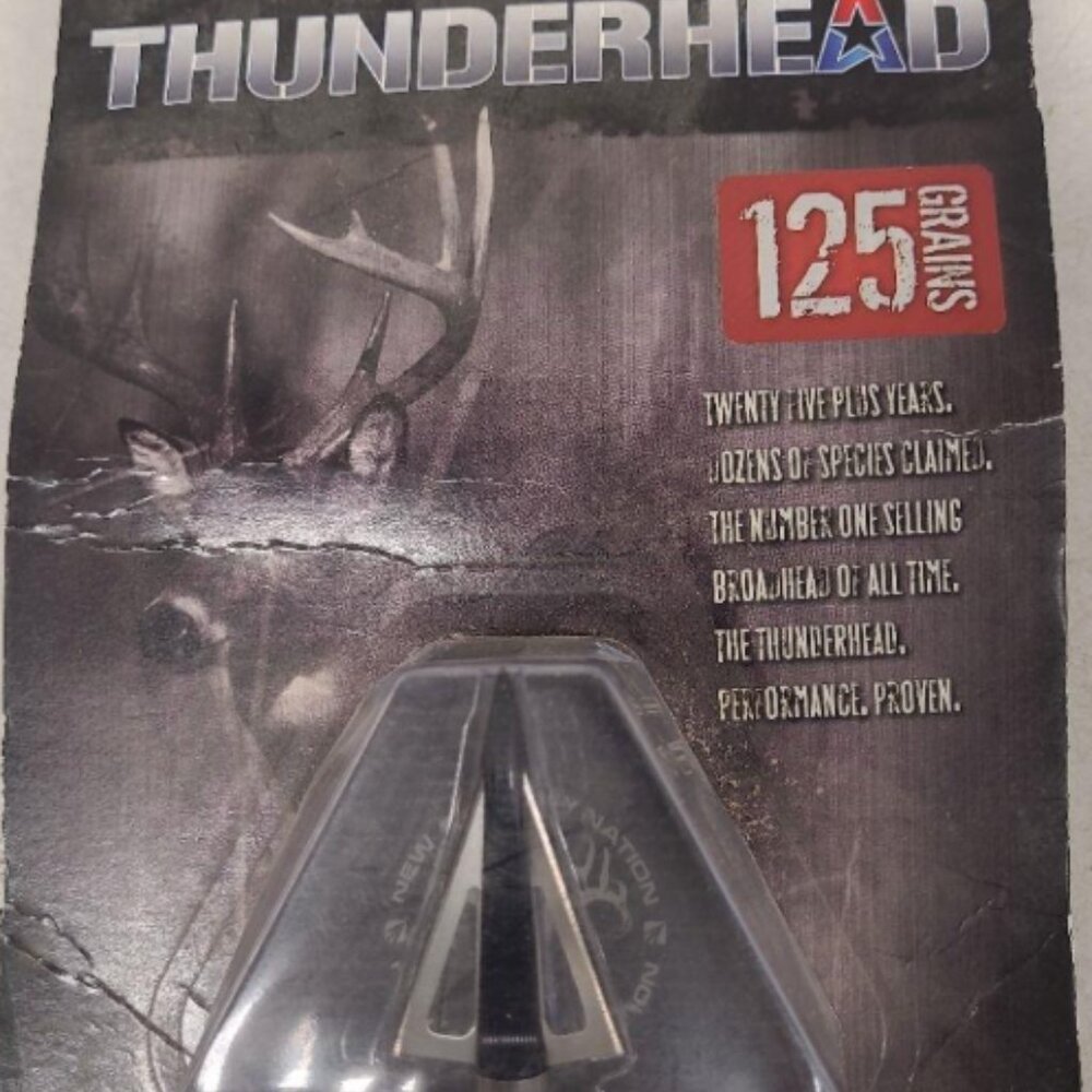 NAP Thunderhead 125 Grain Broadheads 6-Pack 1-3/16" Cutting Diameter NAP-60-114